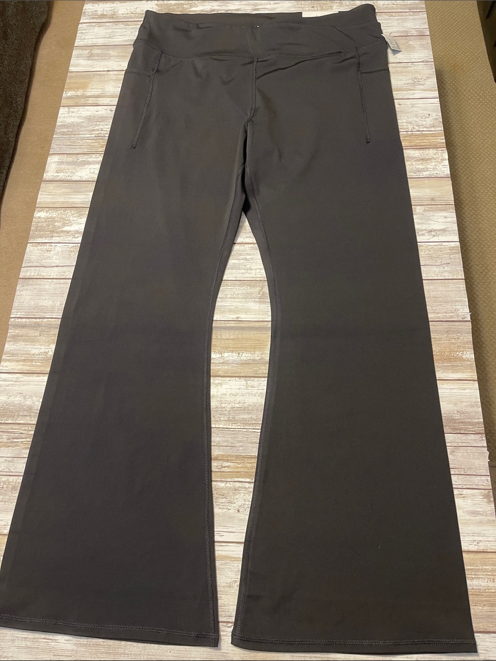 Maurices Black Flare Wide-Leg Yoga Legging